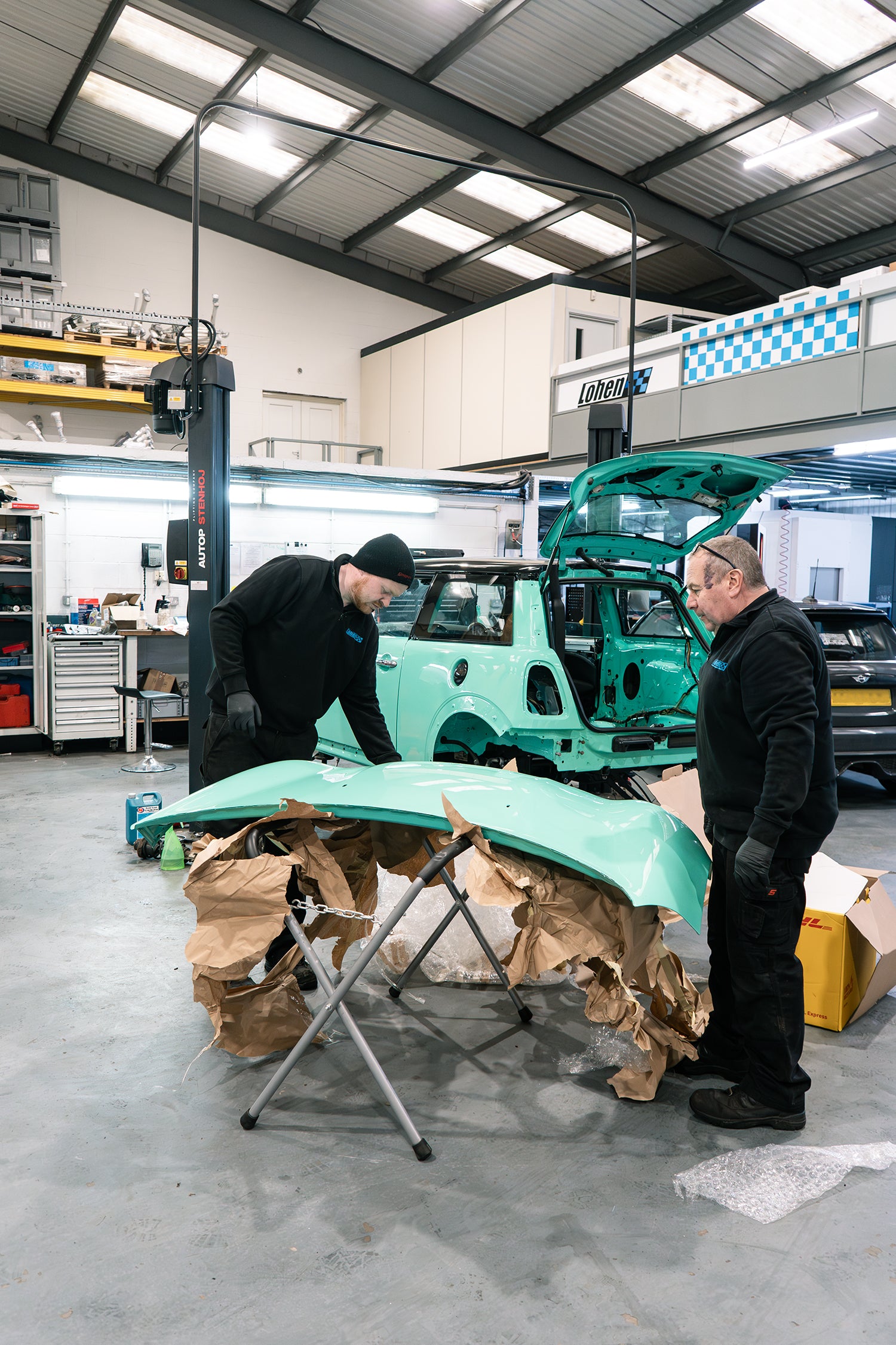 custom paintwork for MINI R56 bonnet