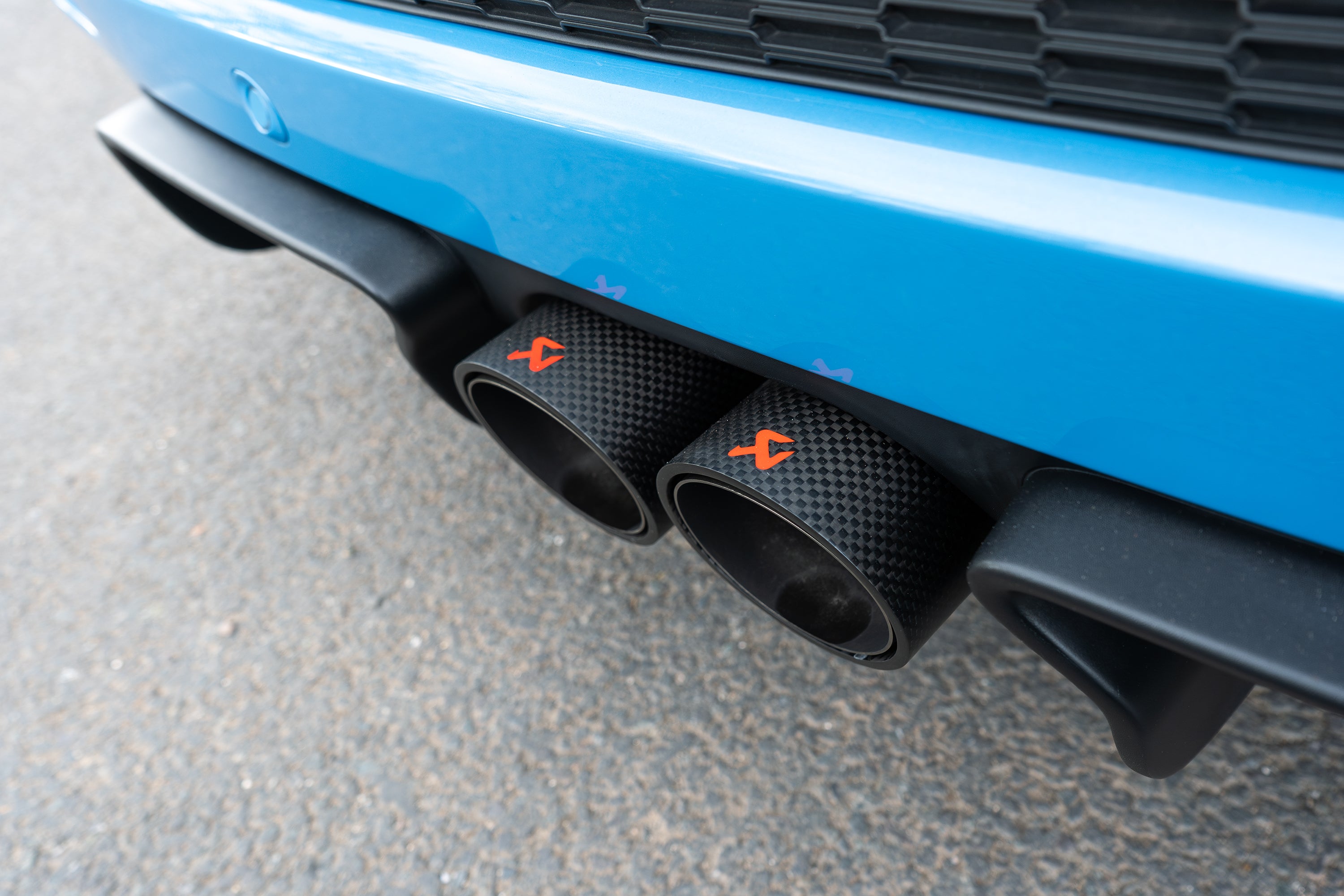 Akrapovic exhaust on a MINI Hatch John cooper works