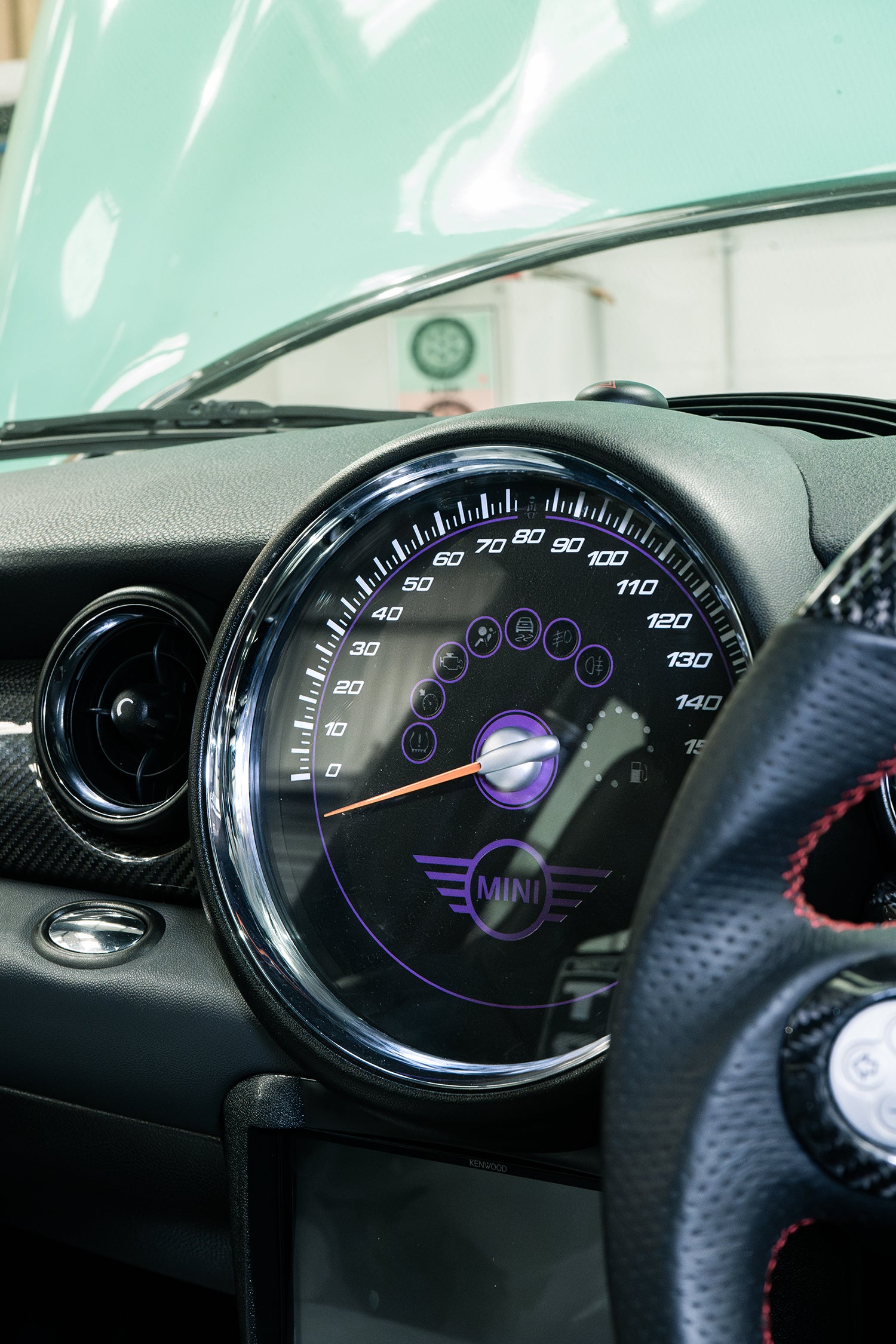 R56 MINI custom purple speedo