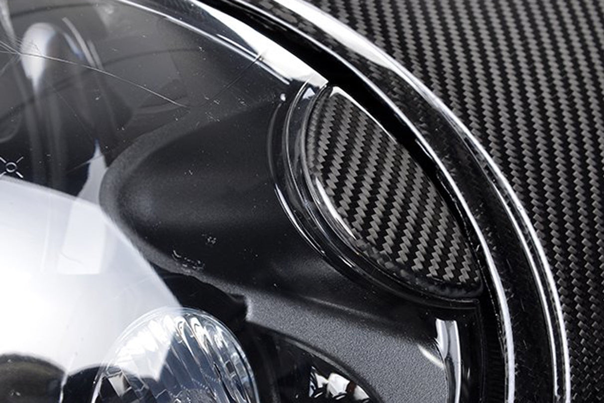 RSI C6 MINI Carbon Headlight Washer Trims for Gen 2 | Lohen MINI