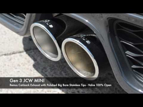 Remus Sports Exhaust Valved Cat Back For MINI F56 & F55 Cooper S & JCW PRE LCI | Lohen MINI