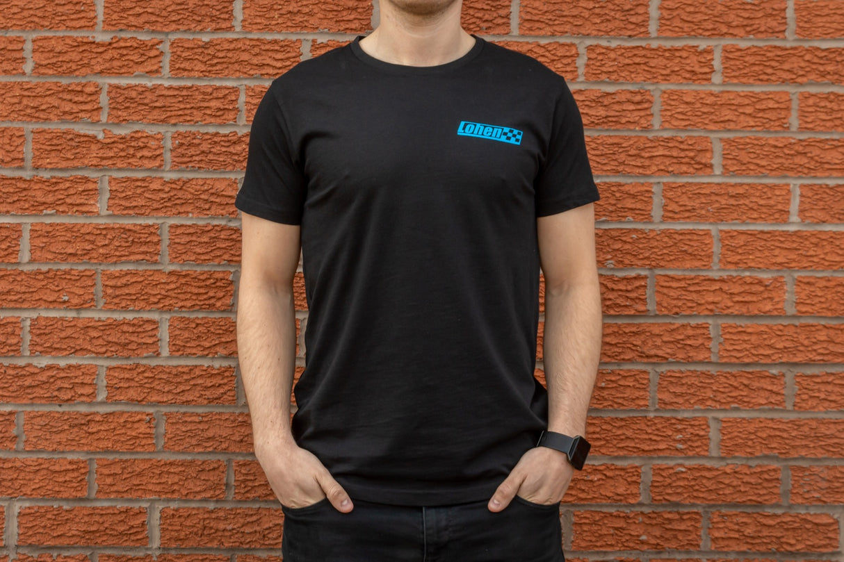 Lohen MINI T-Shirt Black and Blue - 100% Organic Cotton | Lohen MINI