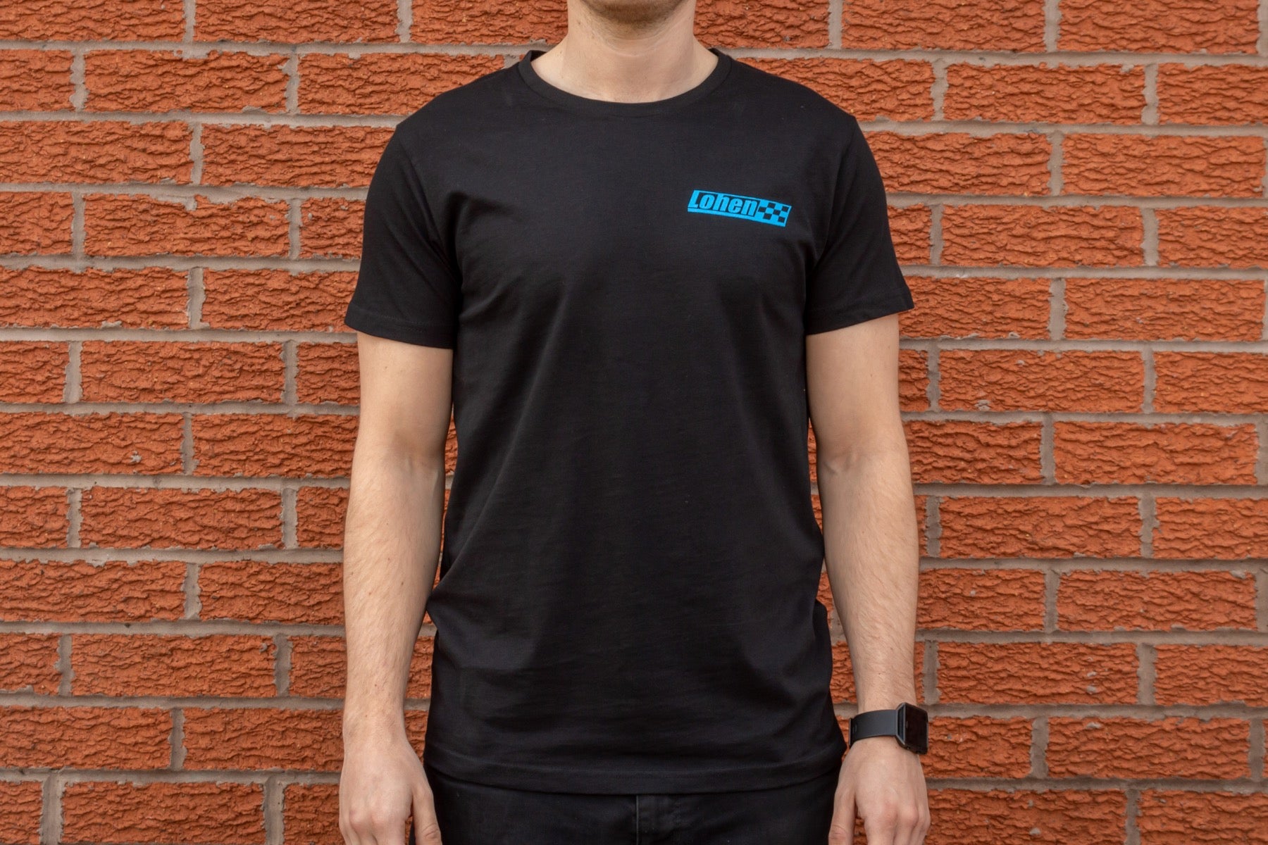 ローヘンlohen layered shirt T-shirt BLACK Lohen MINI T-Shirt Black and Blue - 100% Organic Cotton | Lohen MINI