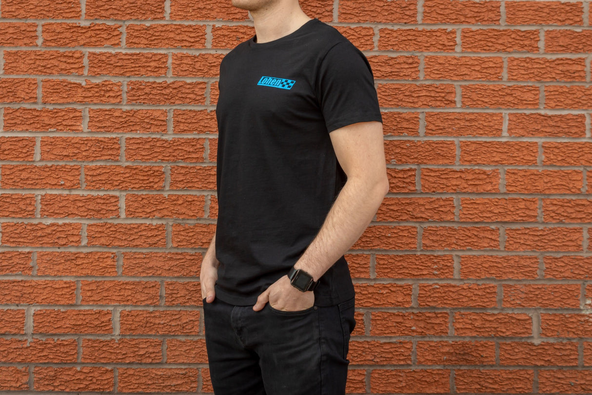 Lohen MINI T-Shirt Black and Blue - 100% Organic Cotton | Lohen MINI