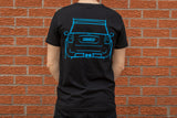 Lohen MINI T-Shirt Black and Blue - 100% Organic Cotton | Lohen MINI