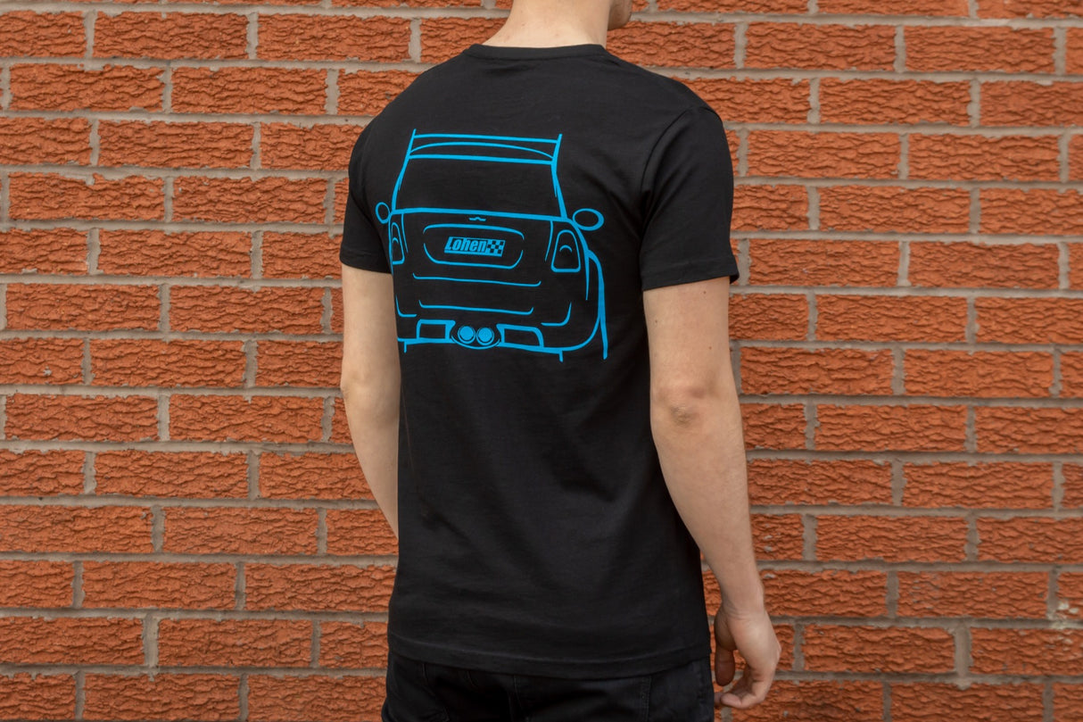 Lohen MINI T-Shirt Black and Blue - 100% Organic Cotton | Lohen MINI