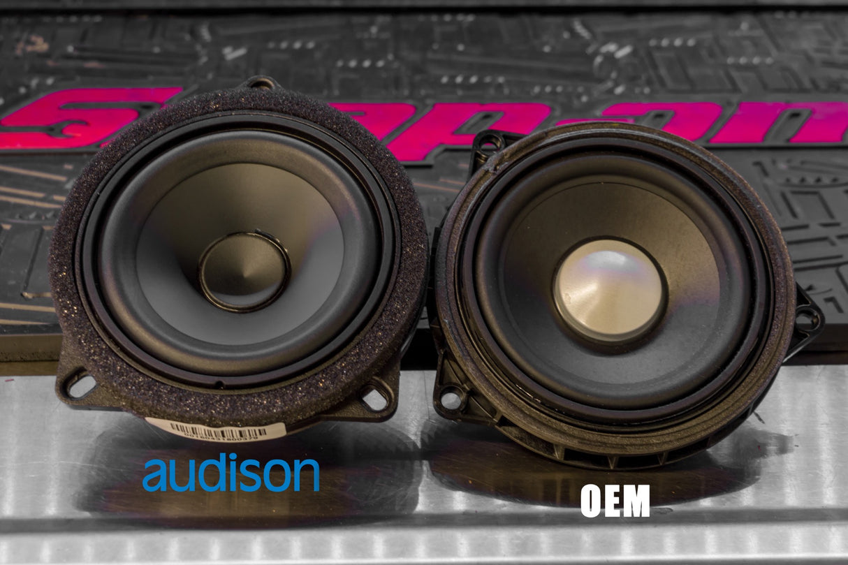 Audison Prima MINI F56+ Door Speaker OEM Upgrade Kit | Lohen MINI