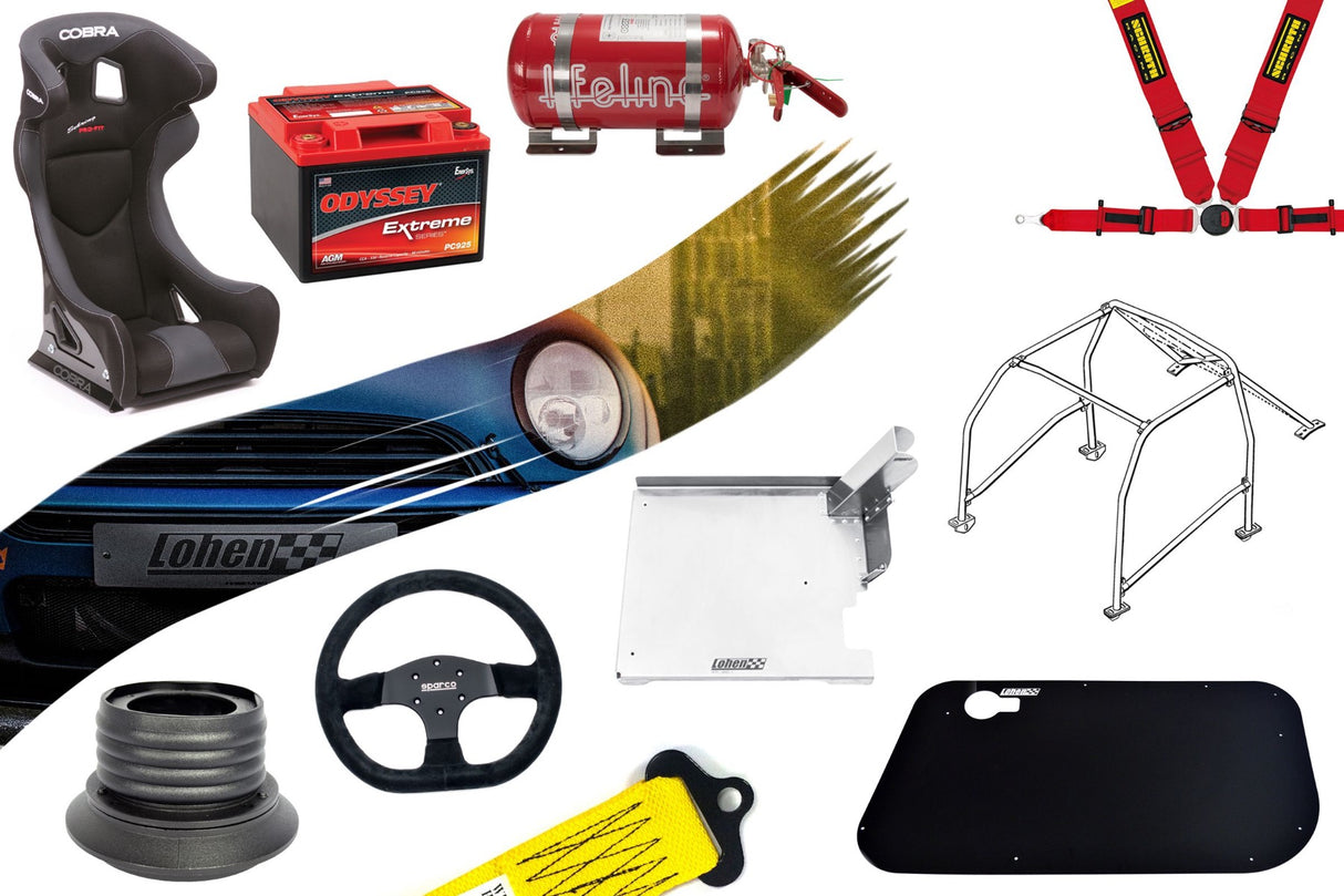 Lohen Safety Kit - A Package To Make Your MINI Track & Race Ready | Lohen MINI