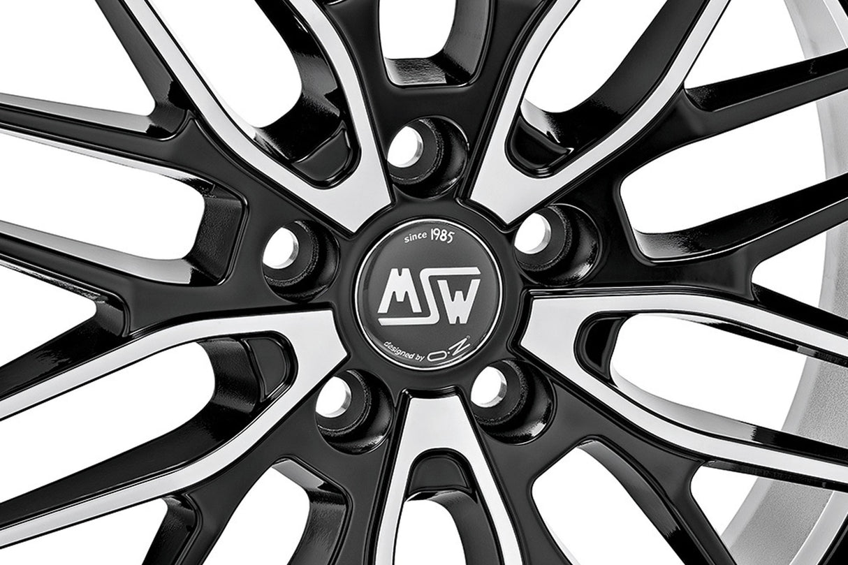 OZ MSW 72 Gloss Black Wheels For MINI | Lohen MINI