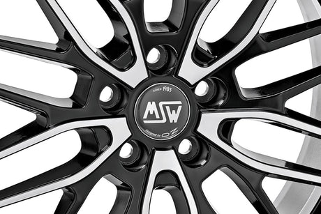 OZ MSW 72 Gloss Black Wheels For MINI | Lohen MINI