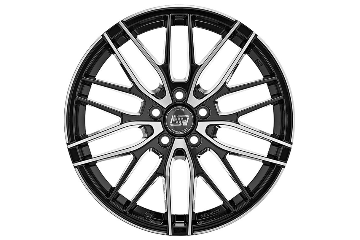 OZ MSW 72 Gloss Black Wheels For MINI | Lohen MINI
