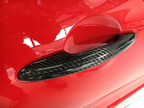 RSI C6 Carbon Fibre Exterior Door Handle Covers For MINI R53, R56 & F56 | Lohen MINI
