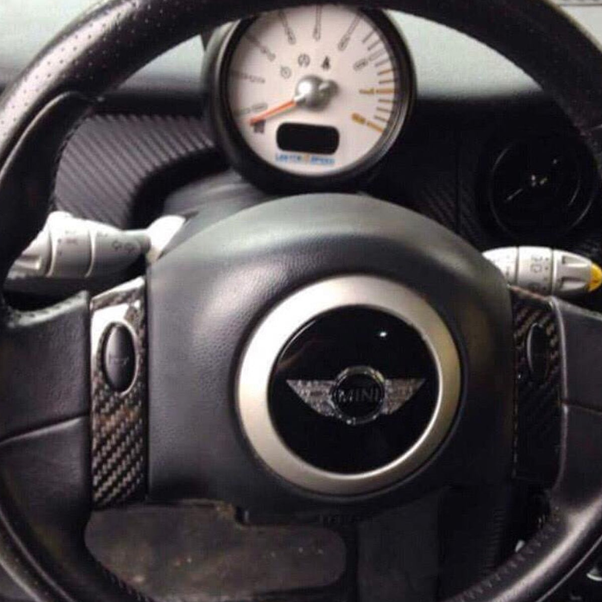 RSI C6 Carbon Fibre Steering Wheel Trim Covers (2 Piece) For MINI R50 ...